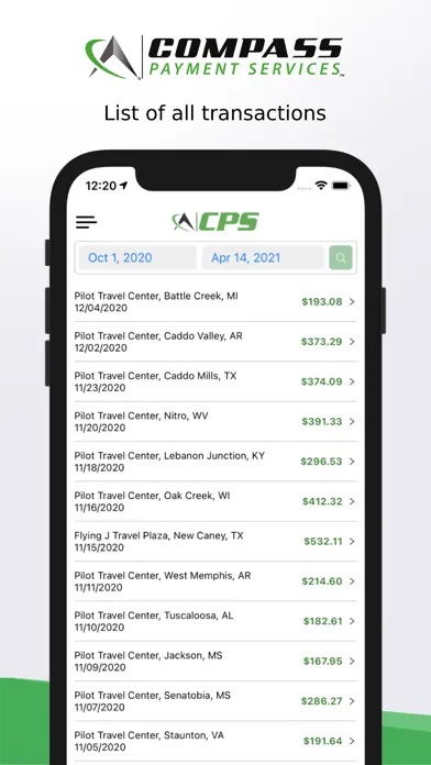 Tangkapan layar CPS Pay