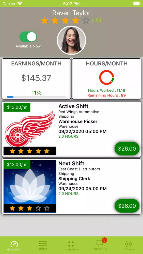 CPS Worker Screenshots