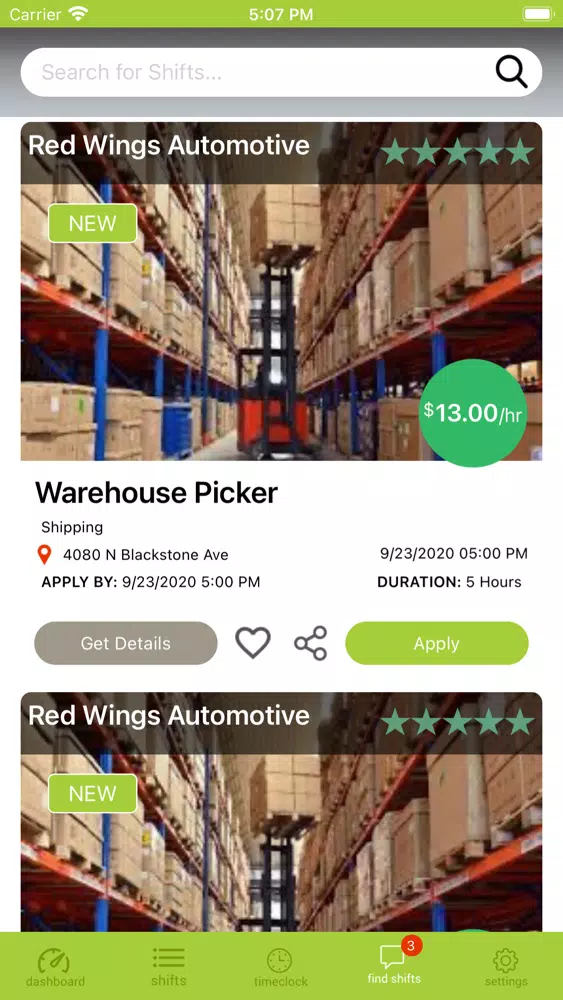 CPS Worker Screenshots