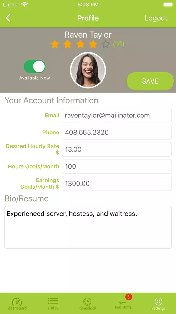 CPS Worker Screenshots