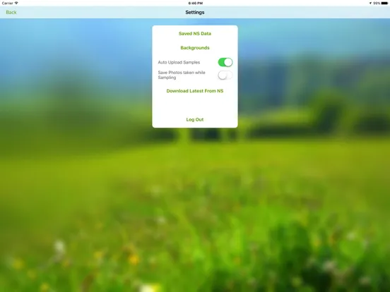 Screenshot di NSTracker iPad 