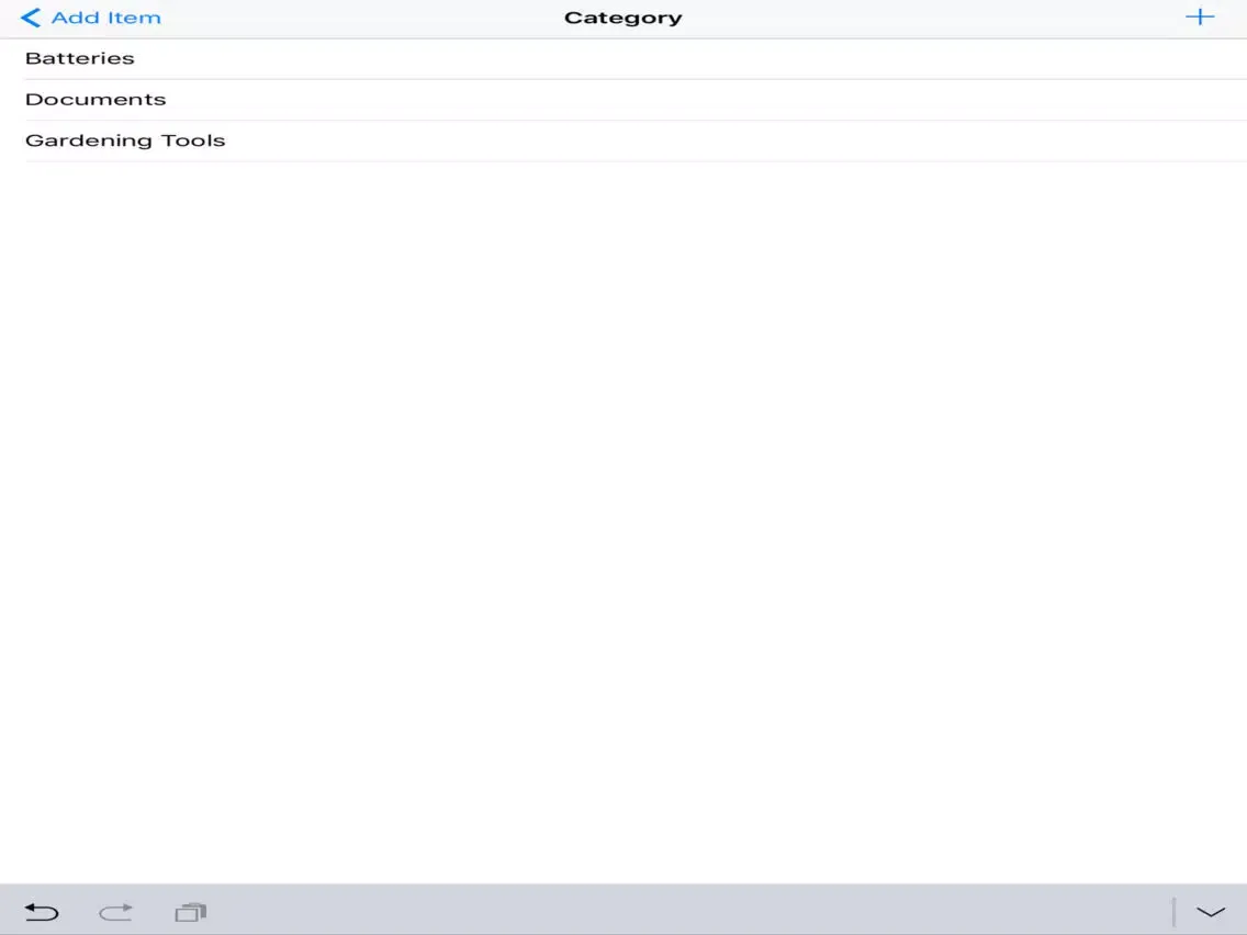 Screenshot di Personal Inventory Tracker iPad 