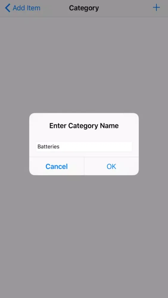 Screenshot di Personal Inventory Tracker
