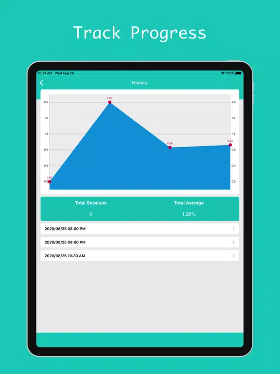Tangkapan skrin Certified Personal Trainer iPad 