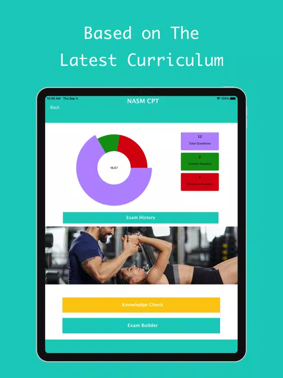 Tangkapan skrin Certified Personal Trainer iPad 