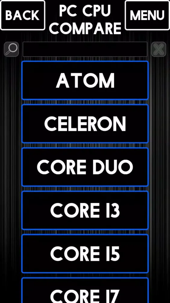 PC CPU Compare স্ক্রিনশট