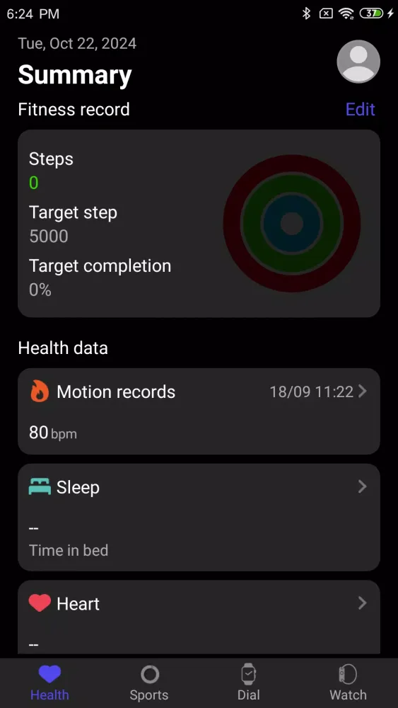 Screenshot di FunDo Health