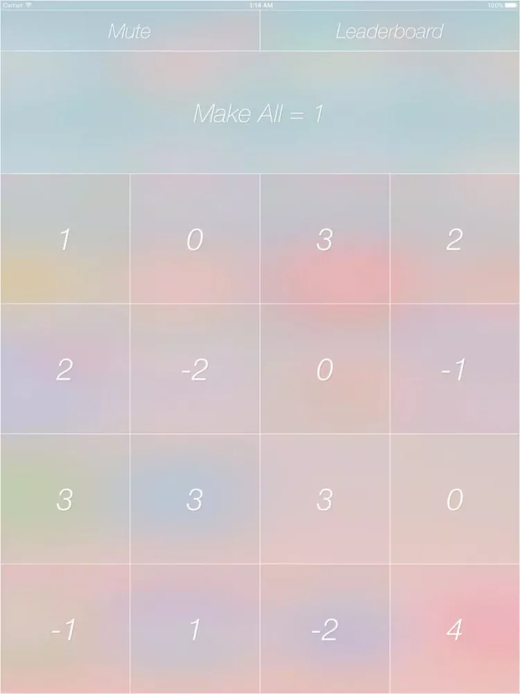 Zrzuty ekranu Equal N iPad 