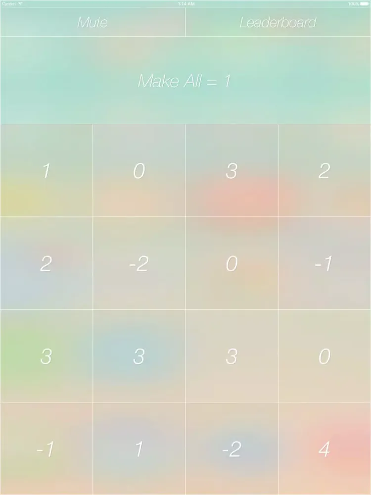 Zrzuty ekranu Equal N iPad 