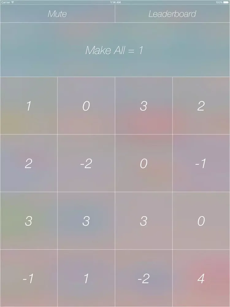 Zrzuty ekranu Equal N iPad 