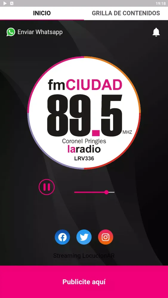 FM Ciudad Pringles 89.5 Screenshots