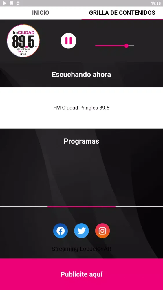 FM Ciudad Pringles 89.5 Screenshots