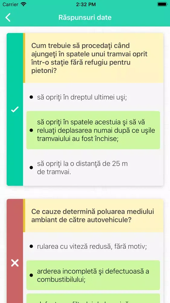 Capturas de pantalla de Chestionare DRPCIV