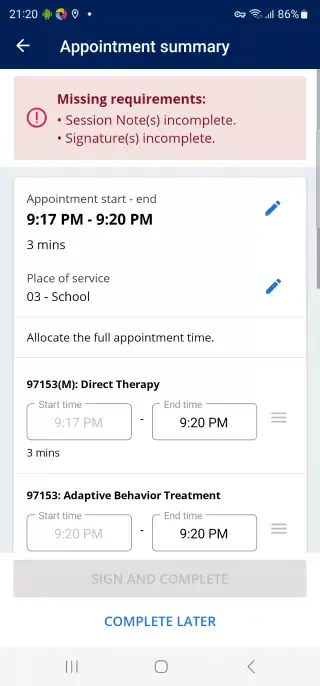 CR Mobile App Ekran Görüntüleri