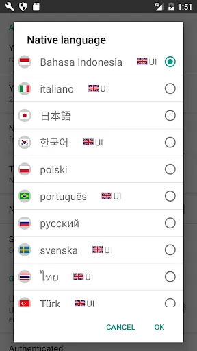 Captures d'écran de English Vocabulary Trainer
