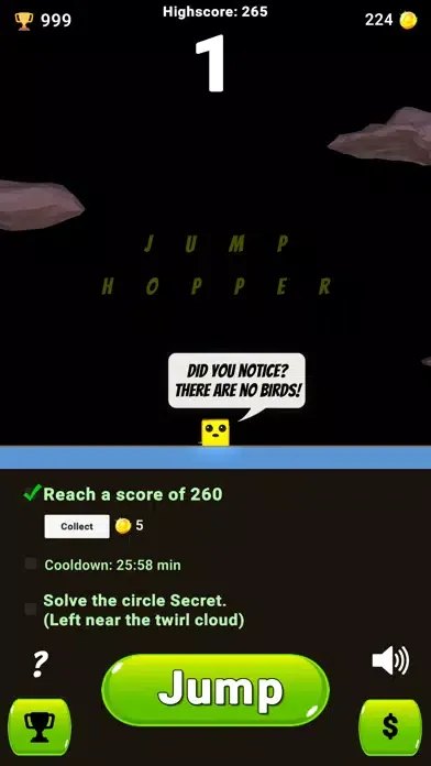 Tangkapan skrin Jump Hopper