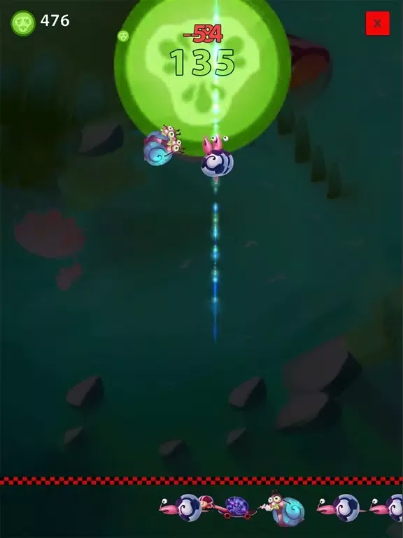 Zrzuty ekranu Snail Invaders iPad 