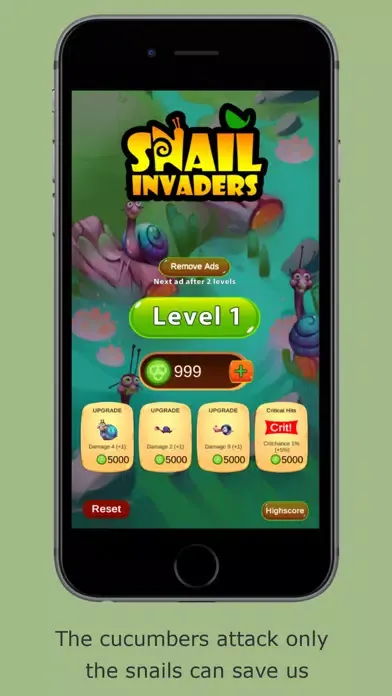 Zrzuty ekranu Snail Invaders
