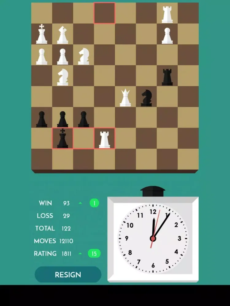 Ảnh chụp màn hình của Crack Chess iPad 