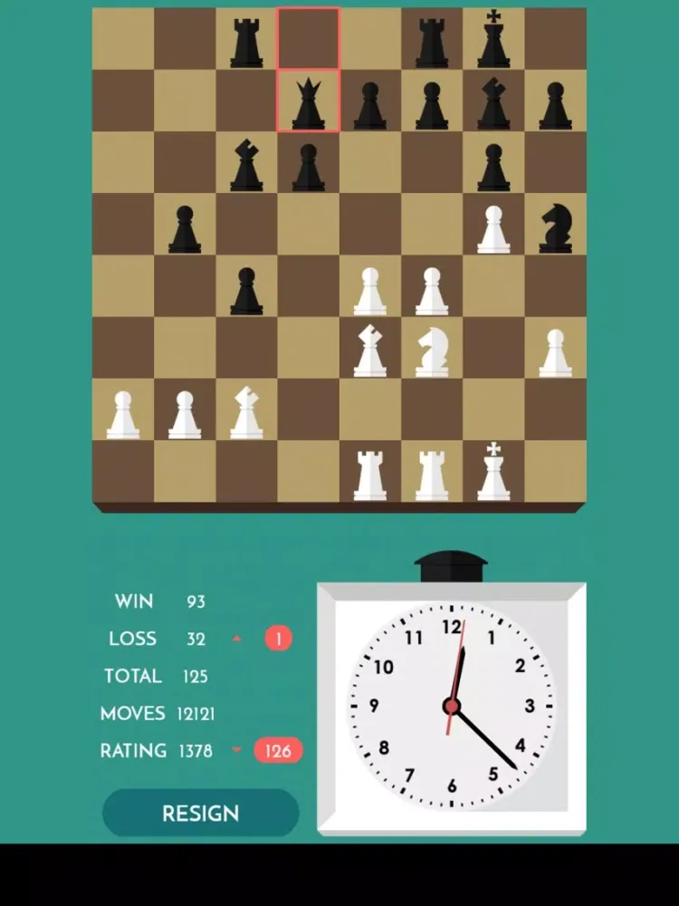 Ảnh chụp màn hình của Crack Chess iPad 