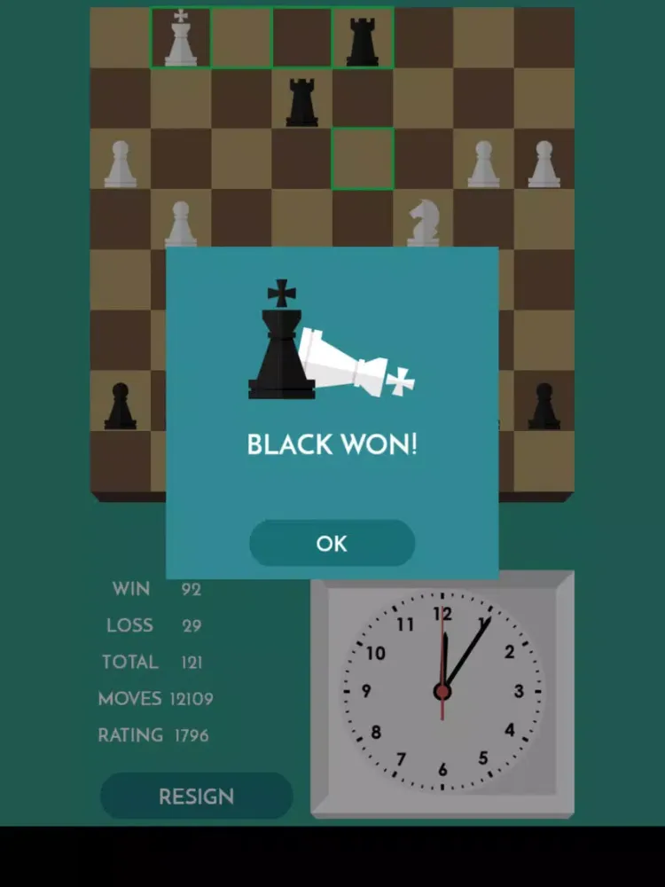 Ảnh chụp màn hình của Crack Chess iPad 