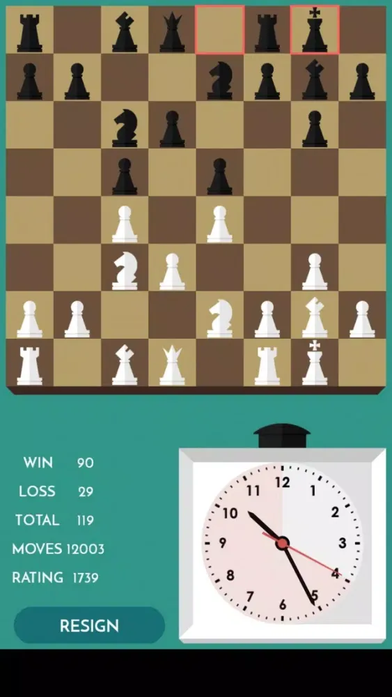 Ảnh chụp màn hình của Crack Chess