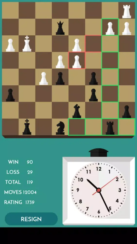 Ảnh chụp màn hình của Crack Chess