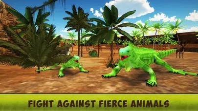 Ảnh chụp màn hình của 3D Lizards Simulator - Giant Reptile Survival