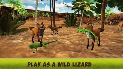 Ảnh chụp màn hình của 3D Lizards Simulator - Giant Reptile Survival