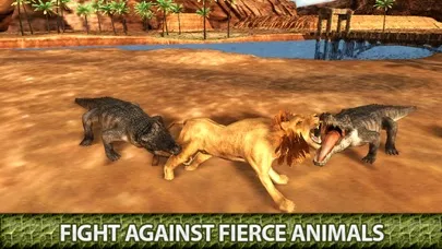 Capturas de tela do Angry Crocodile 3D Simulator - Wild Alligator