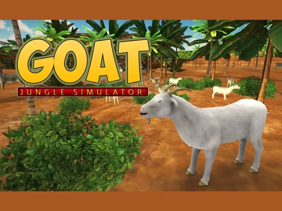 Capturas de tela do Goat Jungle Simulator - Pet Survival Game iPad 