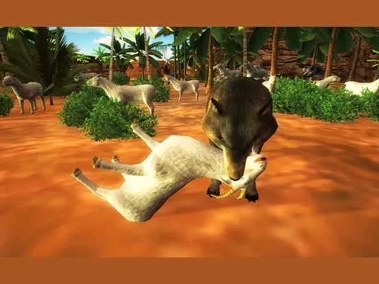 Capturas de tela do Goat Jungle Simulator - Pet Survival Game iPad 