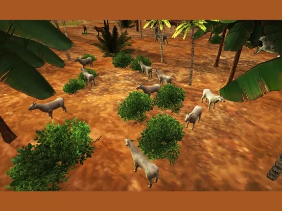 Capturas de tela do Goat Jungle Simulator - Pet Survival Game iPad 