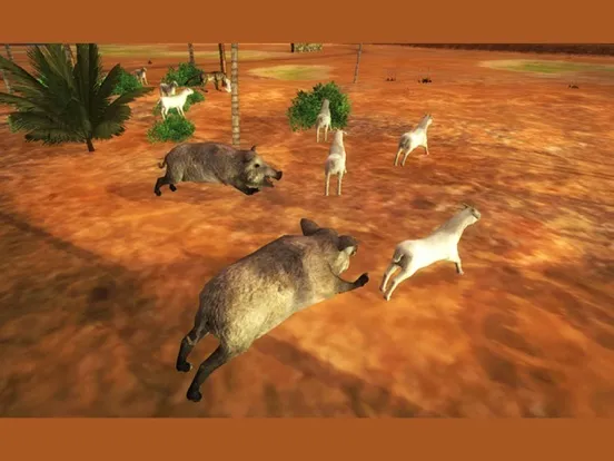 Capturas de tela do Goat Jungle Simulator - Pet Survival Game iPad 