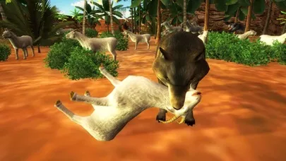 Capturas de tela do Goat Jungle Simulator - Pet Survival Game