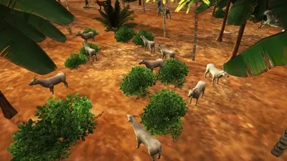 Capturas de tela do Goat Jungle Simulator - Pet Survival Game