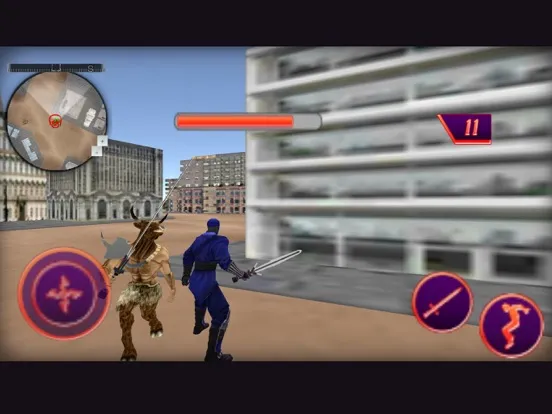 Tangkapan layar Ninja Assassin Shadow Warrior iPad 