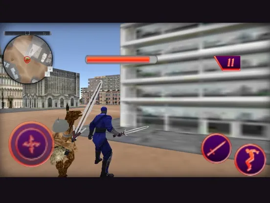 Tangkapan layar Ninja Assassin Shadow Warrior iPad 