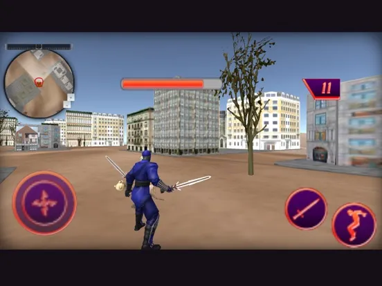 Tangkapan layar Ninja Assassin Shadow Warrior iPad 
