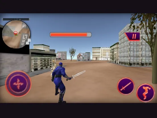 Tangkapan layar Ninja Assassin Shadow Warrior iPad 