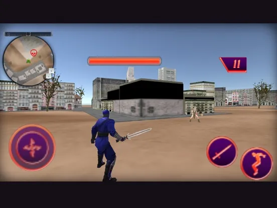 Tangkapan layar Ninja Assassin Shadow Warrior iPad 