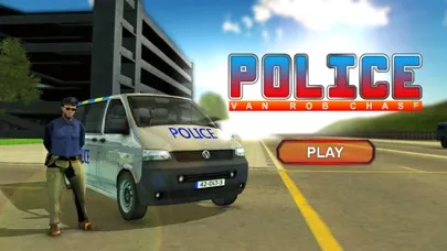 Capturas de tela do Police Van Rob Chase - Traffic Racing Game