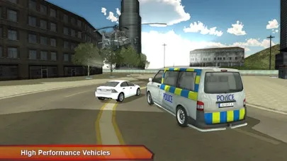 Capturas de tela do Police Van Rob Chase - Traffic Racing Game