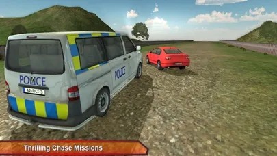 Capturas de tela do Police Van Rob Chase - Traffic Racing Game