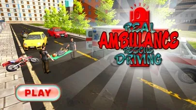 ภาพหน้าจอของ Real Ambulance Rescue Driving - Car Driver Game