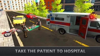 ภาพหน้าจอของ Real Ambulance Rescue Driving - Car Driver Game