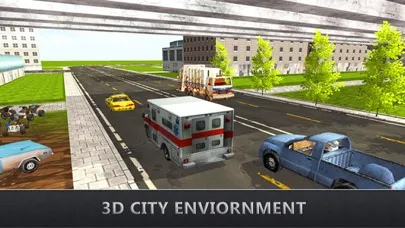ภาพหน้าจอของ Real Ambulance Rescue Driving - Car Driver Game