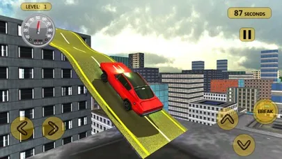 Screenshot di Roof Jumping Car Parking - Racing Game