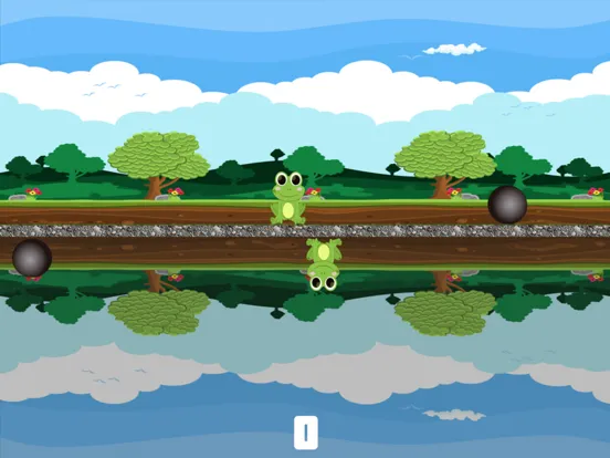 Capturas de tela do Crazy Frog Jump Rocks iPad 