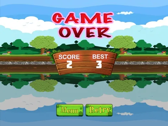 Capturas de tela do Crazy Frog Jump Rocks iPad 